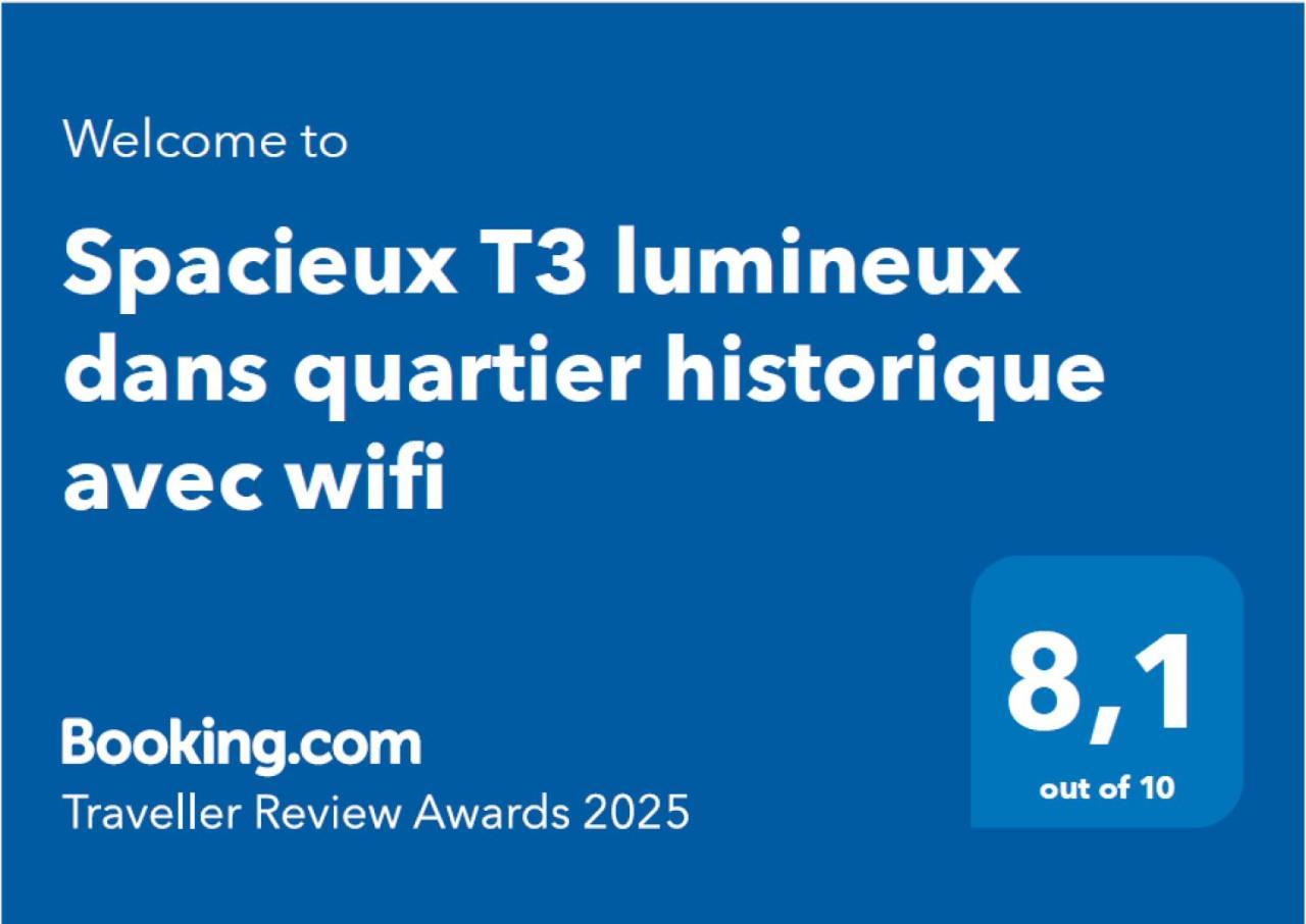 Spacieux T3 Lumineux Dans Quartier Historique Avec Wifi Redon Exteriör bild